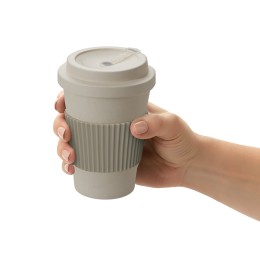 Термокружка "Muffin" из натуральных волокон, бежевый