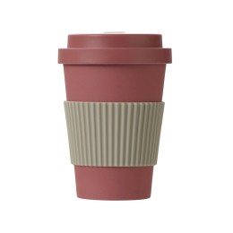 Термокружка "Muffin" из натуральных волокон, пыльно-розовый