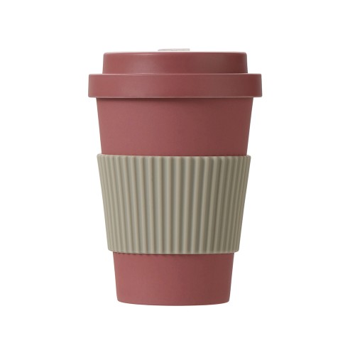 Термокружка "Muffin" из натуральных волокон, пыльно-розовый