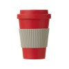 Термокружка "Muffin" из натуральных волокон, красный