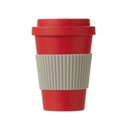 Термокружка "Muffin" из натуральных волокон, красный