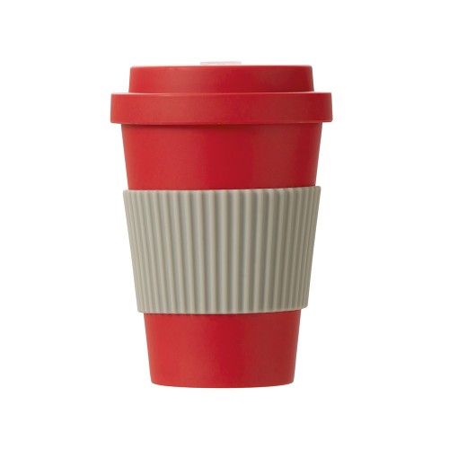 Термокружка "Muffin" из натуральных волокон, красный