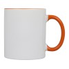 Кружка для сублимации «Sublime Color», белый/оранжевый