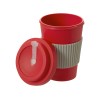 Термокружка "Muffin" из натуральных волокон, красный