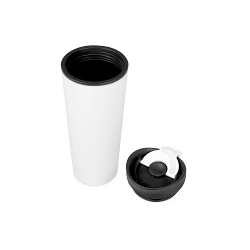 Термокружка «Brite» 500мл, белый/черный