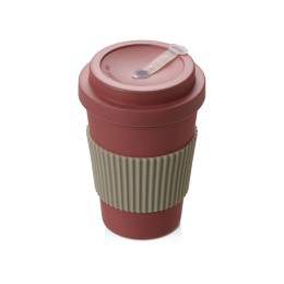 Термокружка "Muffin" из натуральных волокон, пыльно-розовый