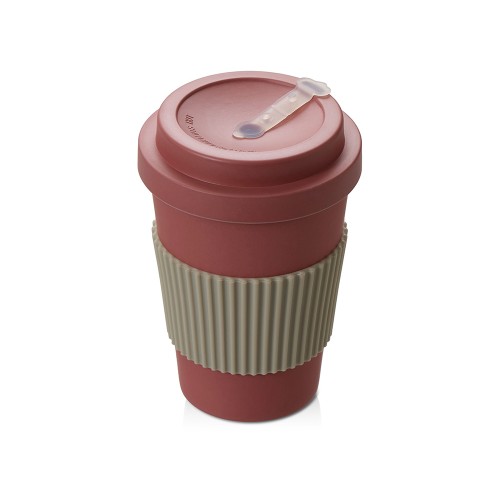 Термокружка "Muffin" из натуральных волокон, пыльно-розовый