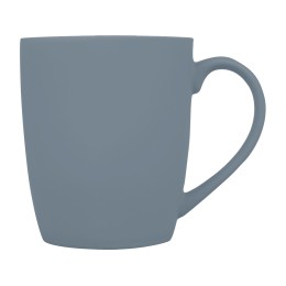 Кружка керамическая с покрытием "софт тач" серая