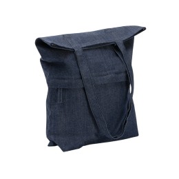 Сумка из переработанной джинсовой ткани Крик (Kirk), синий