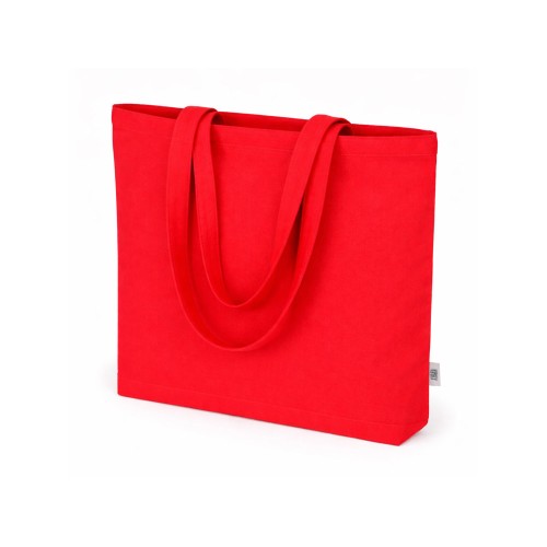 Сумка «Твил» из хлопка, 210 г/м2, красный