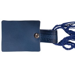 Авоська Dream L наплечная 25 литров с кожаными ручками, синий (12)