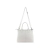 Сумка-шоппер BUGATTI ЭЛЬЗА | ELSA, белая, воловья кожа/полиэстер, 46х11х31,5 см