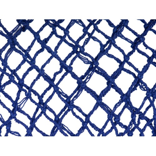 Авоська Dream М "old style" 15 литров с кожаными ручками, синий (12)