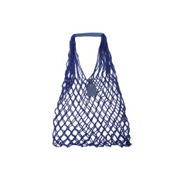 Авоська Dream L наплечная 25 литров с кожаными ручками, синий (12)