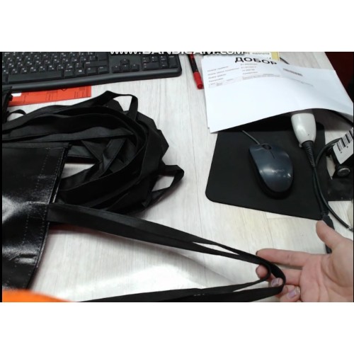 Сумка Tamy для покупок с карманом, черный