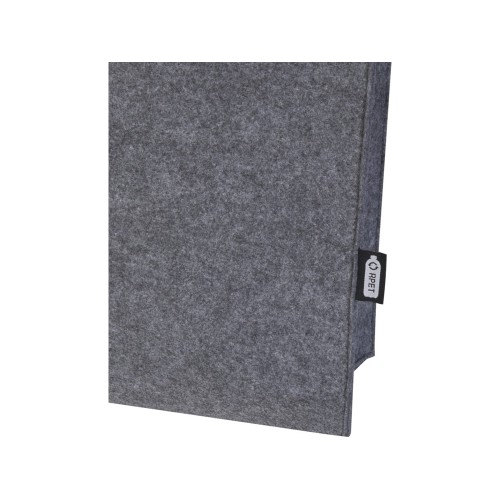 Эко-сумка фетровая «Felta» с широким дном , серый