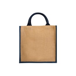 Сумка подарочная "Hindy", натуральный/темно-синий