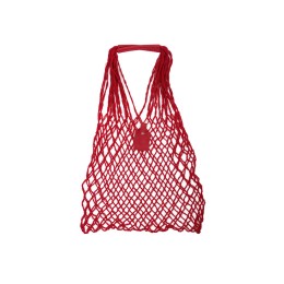 Авоська Dream L наплечная 25 литров с кожаными ручками, красный (1)