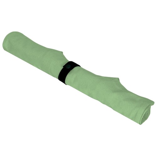 Сумка Fixy из переработанного хлопка с фиксирующей эластичной лентой, зеленое яблоко