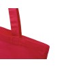 Эко-сумка Madras объемом 7 л из переработанного хлопка плотностью 140 г/м2, красный