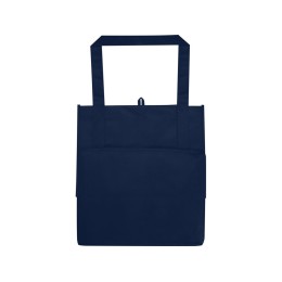Liberty эко-сумка с прочным днищем объемом 6 л из нетканого материала, переработанного по стандарту GRS, синий navy