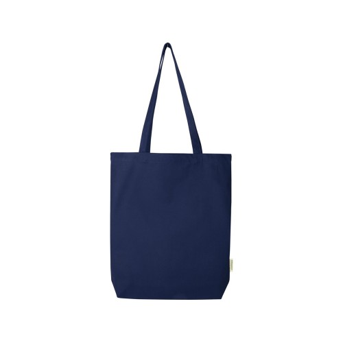 Orissa эко-сумка из органического материала GOTS, плотностью 270 г/м² - темно-синий