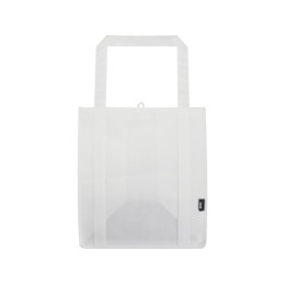 Liberty эко-сумка с прочным днищем объемом 6 л из нетканого материала, переработанного по стандарту GRS - Белый