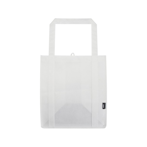 Liberty эко-сумка с прочным днищем объемом 6 л из нетканого материала, переработанного по стандарту GRS - Белый