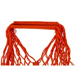 Авоська Dream М "old style" 15 литров с кожаными ручками, оранжевый (5)