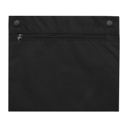 Kai круглая эко-сумка из переработанного материала, сертифицированного согласно GRS - сплошной черный