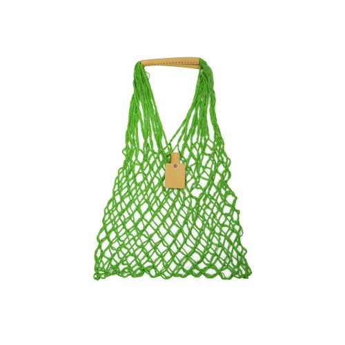 Авоська Dream L наплечная 25 литров с кожаными ручками, яблоко (9)