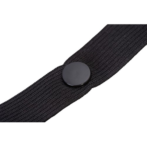 Сумка Fixy из переработанного хлопка с фиксирующей эластичной лентой, черный