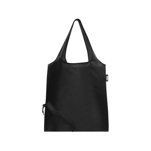 Складная эко-сумка Sabia из вторичного ПЭТ, черный