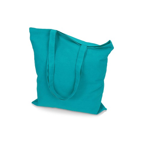 Сумка для шопинга Carryme 140 хлопковая, 140 г/м2, бирюзовый 320C NEW