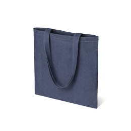 Джинсовая сумка-шоппер "Indigo"  с широкими лямками