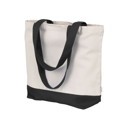 Сумка для шоппинга Cotton из переработанного хлопка 280 г, черный