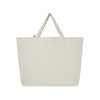 Переработанная эко-сумка Cannes плотностью 200 г/м2 вторичной переработки - Натуральный
