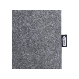 Эко-сумка Felta объемом 12 л из фетра, переработанного по стандарту GRS, с широким дном, средне-серый