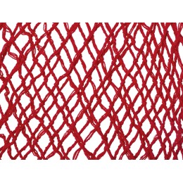 Авоська Dream М "old style" 15 литров с кожаными ручками, красный (1)