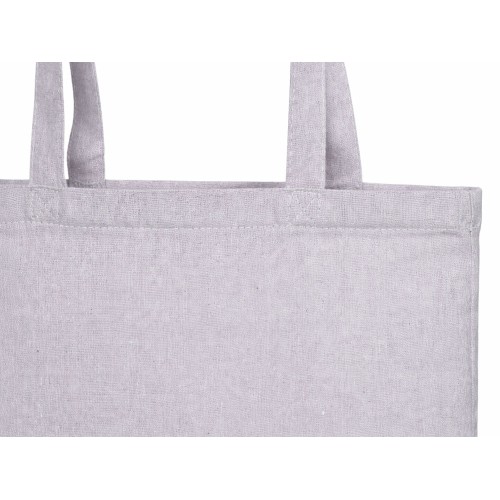 Сумка «Твил» из хлопка, 210 г/м2, серый