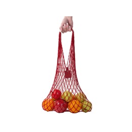 Авоська Dream L наплечная 25 литров с кожаными ручками, красный (1)