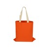 Сумка для шопинга Steady из хлопка с парусиновыми ручками, 260 г/м2, оранжевый