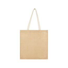 Эко-сумка Juta 7 л из джута плотностью 300 г/м2, белый