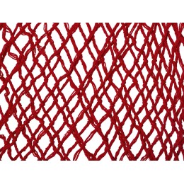 Авоська Dream L наплечная 25 литров с кожаными ручками, красный (1)