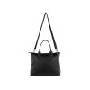 Сумка-шоппер BUGATTI ЭЛЬЗА | ELSA, чёрная, воловья кожа/полиэстер, 46х11х31,5 см