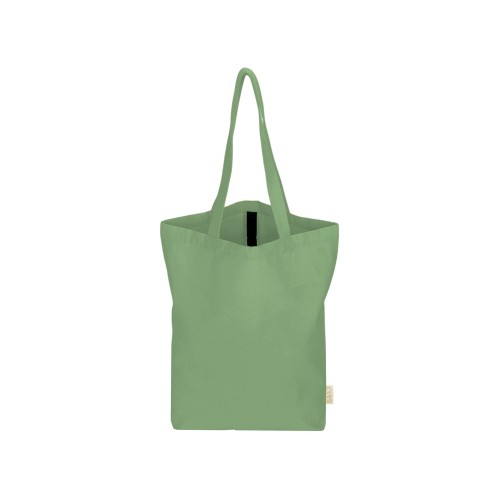 Сумка Fixy из переработанного хлопка с фиксирующей эластичной лентой, зеленое яблоко