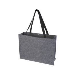 Эко-сумка фетровая «Felta» с широким дном , серый