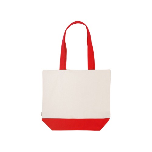 Сумка для шоппинга Cotton из переработанного хлопка 280 г, красный