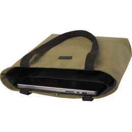 Универсальная эко-сумка Joey из холста, объемом 14 л, оливковый