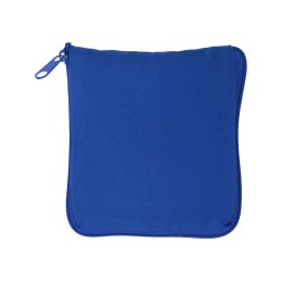 Складывающаяся сумка Skit из хлопка на молнии, синий